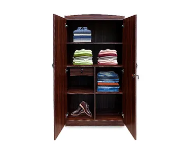 Budget 2 Door Wardrobe - Walnut (LF-BUDGET-2WD-WN-S)