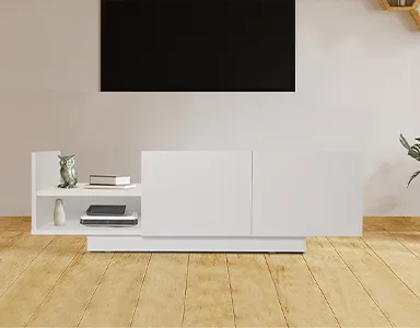 Euston TV Stand (LF-EUSTON-TVS-WH-S)