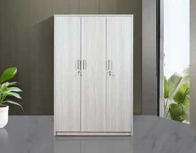 Florida 3 Door Wardrobe - White Oak (LF-FLO-3WD-WO-S)