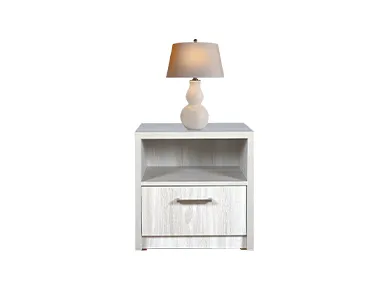 Florida Bed Side Cupboard - White Oak (LF-FLO-BSC-WO-S)