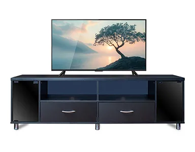Rio TV Stand 60" - Black (LF-LCDRIO-BLK-S)