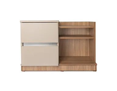 Louvre Bed Side Cupboard - Right Side (LF-LOUVRE-BSC-R-S)