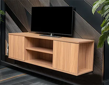 Misky TV Stand - Sahara Walnut (LF-MIS-TVS-SHW-S)