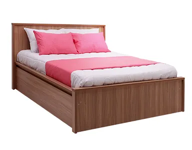 Montana Queen Size Double Bed 75x60 -Sahara Walnut