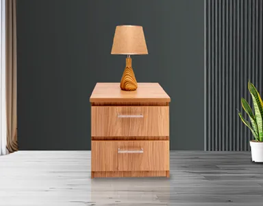 Montana Bedside Cupboard - Sahara Walnut