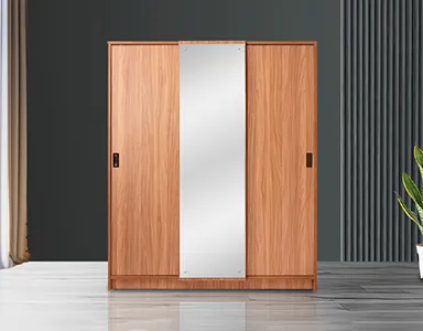 Montana Slide Door Wardrobe - Sahara Walnut