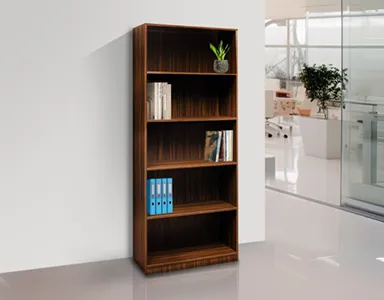 Office Filing Rack - Large - Walnut Color (LF-OFI-FR-002-WN-S)