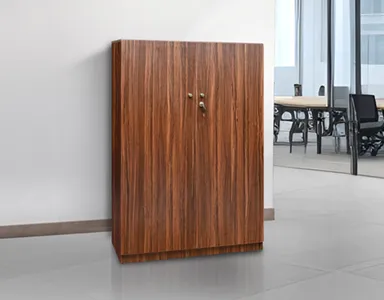 Office Cupboard - Medium - Walnut Color (LF-OFI-OC-002-WN-S)