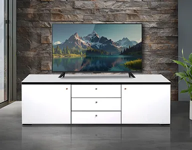 Pearl TV Stand - White Color (LF-PEARL-TVS-WHT-S)