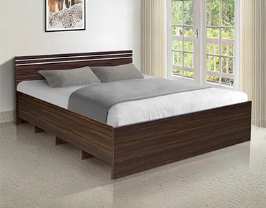 Rover Queen Bed - Walnut - 75"x60" (LF-ROVER-75X60-WN-S)