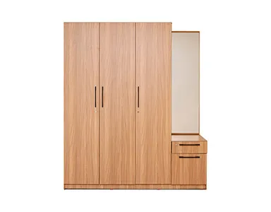 Ruby Wardrobe - Sahara Walnut (LF-RUBY-3WD-SHW-S)