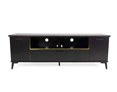 Denver TV Stand - Black (LFI-DENVER-TVS-BL-S)