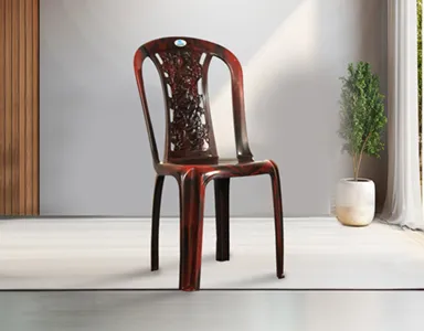 Nilkamal Amelia Plastic Chair - Rose Wood Colour (PF-AMELIA-NKL-RW-S)