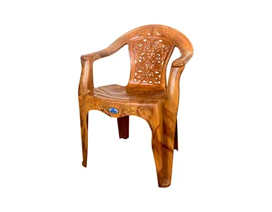 Nilkamal Diamond Plastic Chair - Pear Wood Colour (PF-DIAMOND-NKL-PW-S)