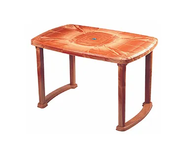 Nilkamal Marvel Plastic Table - Pear Wood Colour (PF-MARVEL-TBL-NKL-PW-S)