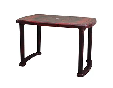 Nilkamal Marvel Plastic Table - Rose Wood Colour (PF-MARVEL-TBL-NKL-RW-S)
