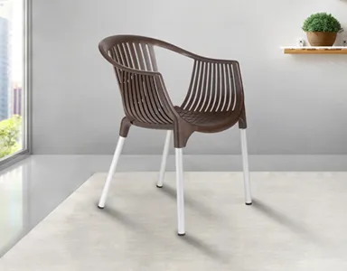 PHOENIX Mint Plastic Chair MINT-BR-S (Brown)