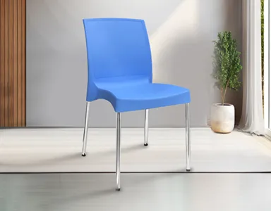 Nilkamal Novella20 Plastic Chair - Blue Colour (PF-NOVELLA20-NKL-BU-S)