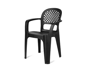 PHOENIX Olivia Plastic Chair - Black (OLIVIA-BL)