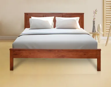 Bali Double Bed - Queen Size - Brown (WF-BALI-BDQ-S)