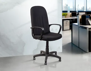 Fabric High Back Chair H026-BL-S - Back