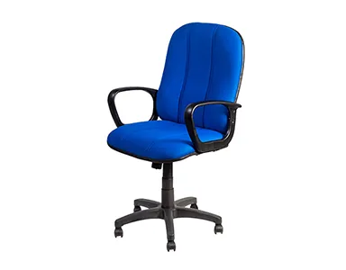 Fabric Mid Back Chair M003-BU-S - Blue