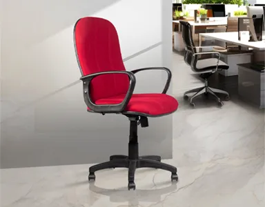Fabric Mid Back Chair M003-MR-S - Maroon