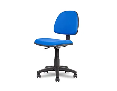 Fabric Typist Chair Without Arms T011-BU-S - Blue