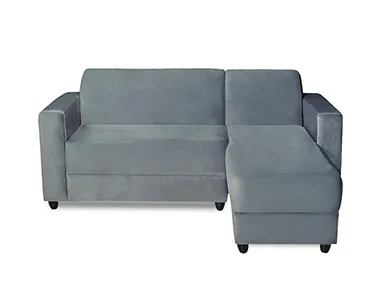 Corner Sofa - 2 Seater Chaise  (Fabric Gray) - WF-ECOM-SOFA-GR-S