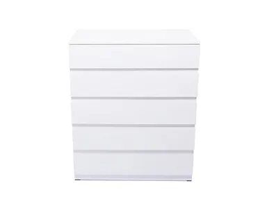 Empress Chest Of Drawer (Brilliant White) - WF-EMPRESS-5COD-S
