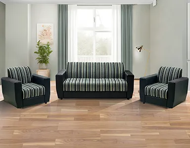 Milan Sofa (Black) - WF-MILAN-BL-S