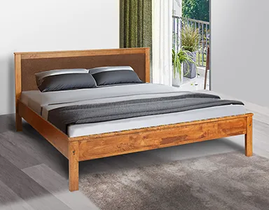 Moscow Bed - Light Brown - 75"x60" (WF-MOSCOW-75X60-S)