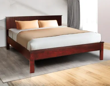 Oxford Bed - Dark Maroon - 75"x60" (WF-OXFORD-75X60-S)