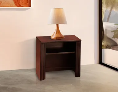 Oxford Bed Side Cupboard - Dark Maroon (WF-OXFORD-BSC-S)