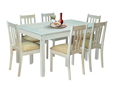 Regal Dining Set - Chair Only (Whitewash Color) - WF-REGAL-CHR-WW-S