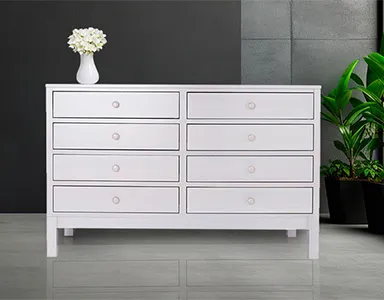 Relic Chest Of Drawer (Light Grey) - WF-RELIC-8COD-S