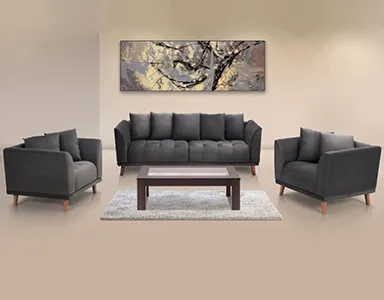Triton Sofa Three Seater And 2 x Single Seaters - Rainwing 008-11
