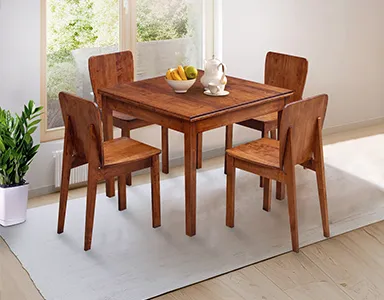 VEGO Dining Set - Table Only (Brown) - WF-VEGO-TBL-S