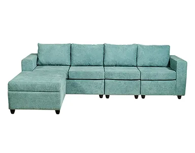 Winston Sofa - Blue Fabric (WF-WINSTON-4SC-BU-S)