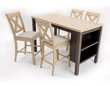 Boshwell Dining Table - 4 Seater - Table Only (Buttermilk/New Wedge 2) - WFI-BOSHWELL-TBL-S