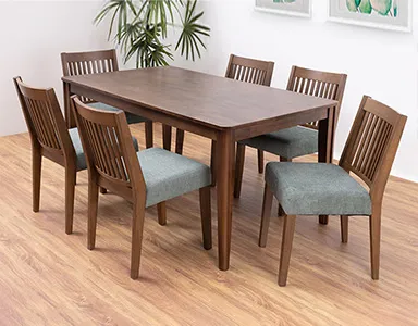 Lyon Dining Chair - 6 Seater - Chair Only (Walnut) - WFI-LYON-CHR-S