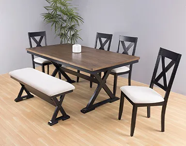 Marcy Dining Chair - 6 Seater - Chair Only (Black) - WFI-MARCY-CHR-S