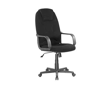 Fabric High Back Chair H004-BL-S - Black