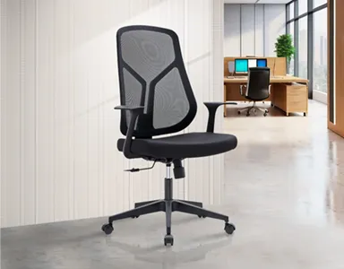 Mesh Mid Back Chair M003-BL-S - Back