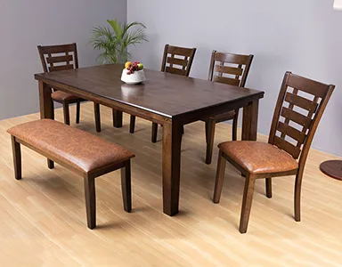 Troy Dining Chair - 6 Seater - Chair Only (Charcoal Mindy) - WFI-TROY-CHR-S