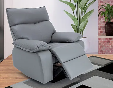 Wendy Electric Recliner 1-Seater Sofa (Grey) - WFI-WENDY-GR-S