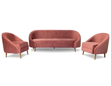 Cabriolle sofa (Pink) - WFL-CABRIOLLE-PI-S