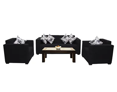 Cloud Sofa WFL-CLOUD-07 - Black Colour Fabric