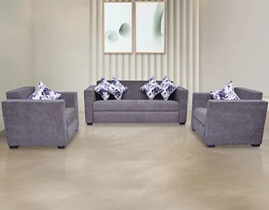 Cloud Sofa - Grey Colour Fabric