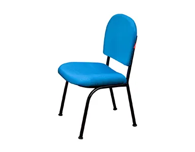 Fabric Visitor Chair Without Arms - Blue (WFL-SOC-V010-BU-S)